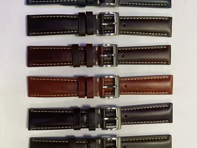 A 212412 -OEM Leather Strap(Colors, Black/Brown/White/Red/Blue)