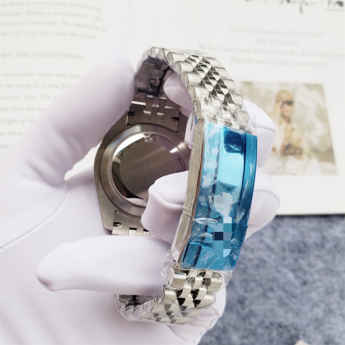 316L Silver Jubilee Stainless Steel Bracelet A164624
